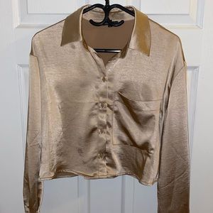 Dynamite Satin Blouse